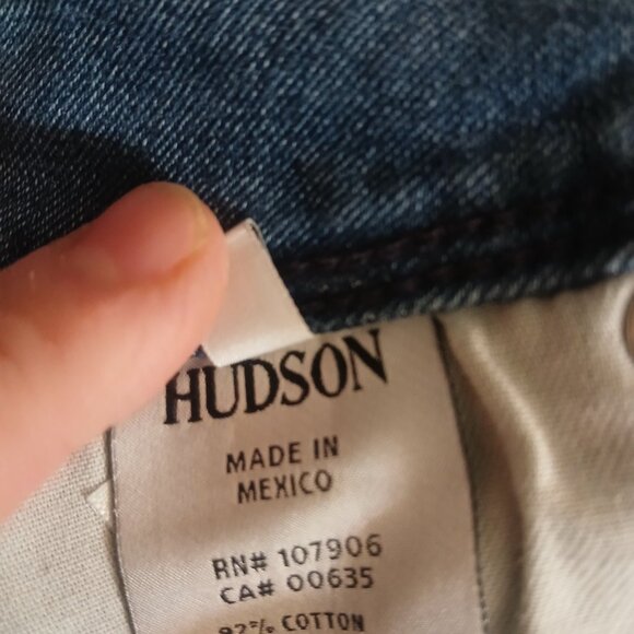 Hudson Nico Jeans Womens Size 31 Blue Light Wash Stretch Denim NEW - Picture 7 of 14